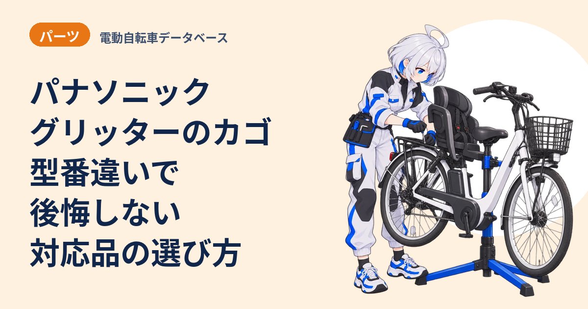 パナソニック グリッターのカゴ 型番違いで後悔しない対応品の選び方