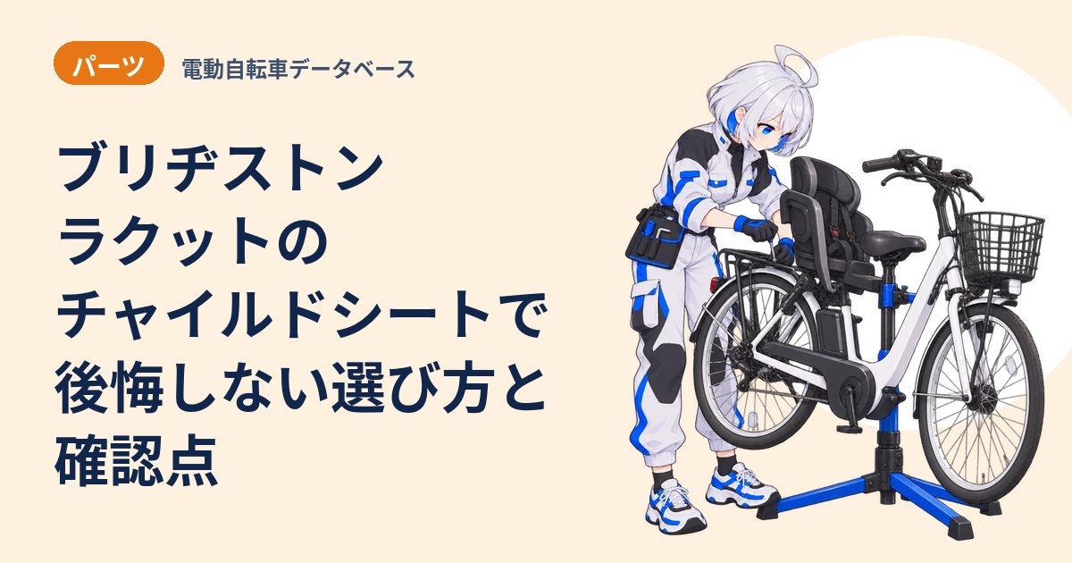 ブリヂストン ラクットのチャイルドシートで後悔しない選び方と確認点