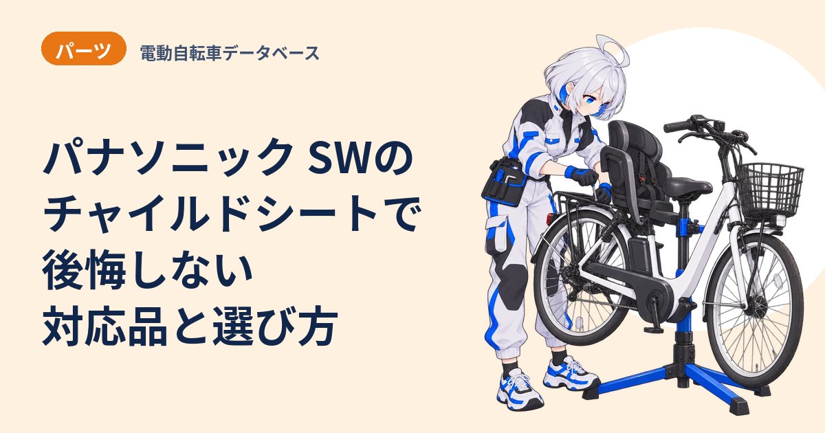 パナソニック SWのチャイルドシートで後悔しない対応品と選び方