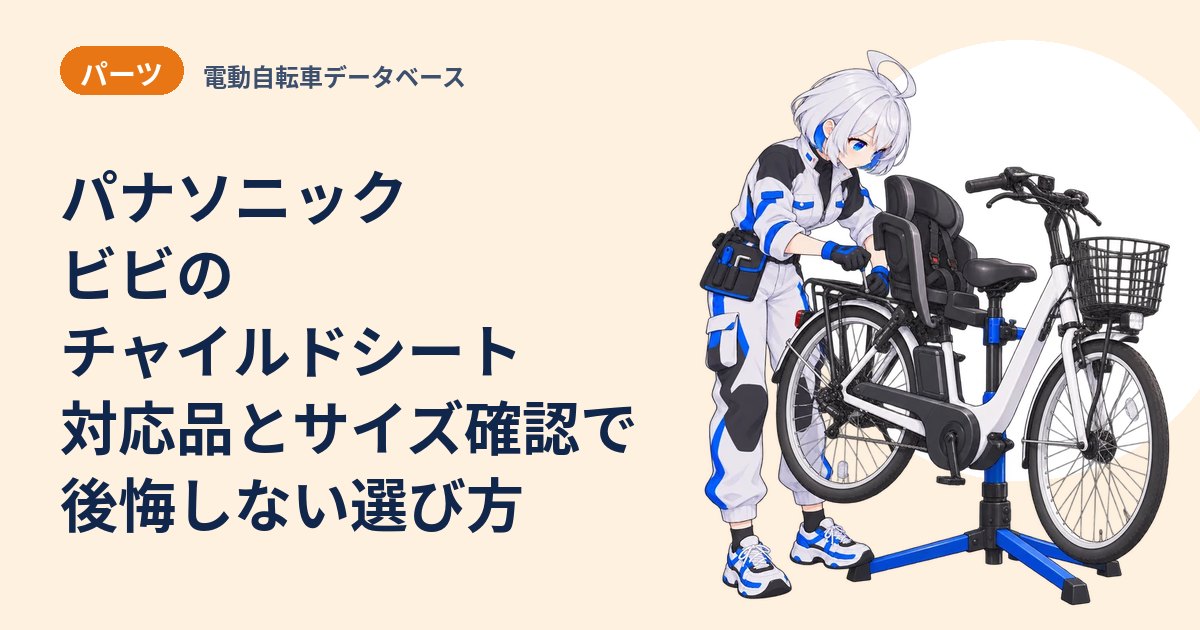 パナソニック ビビのチャイルドシート 対応品とサイズ確認で後悔しない選び方